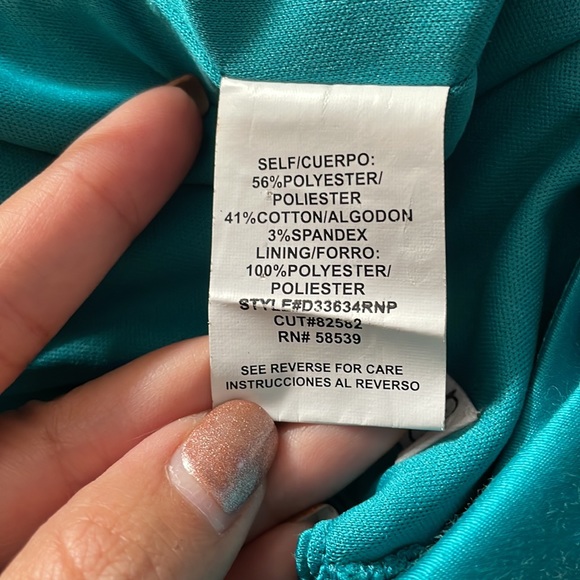 Turquoise dress - Picture 6 of 6